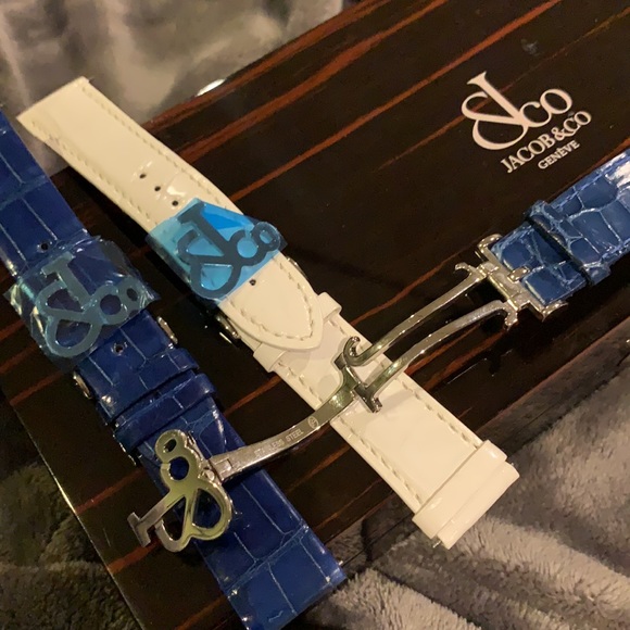 Authentic Jacob & Co watch with certificate. 3 time zones Diamond Bezel. - Picture 7 of 7